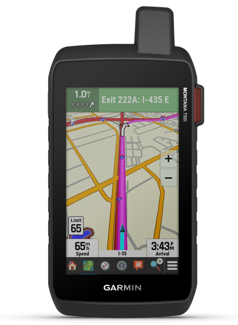 Garmin Montana 750i, GPS Navigation Handheld, Touchscreen, Black 
