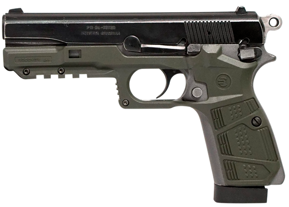 Recover Tactical HPC03, Grip & Rail System, OD Green Polymer Picatinny 