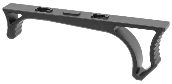 TacFire Handstop Gen 3, 2-Slot M-LOK Rail Hand Stop, Black Aluminum 