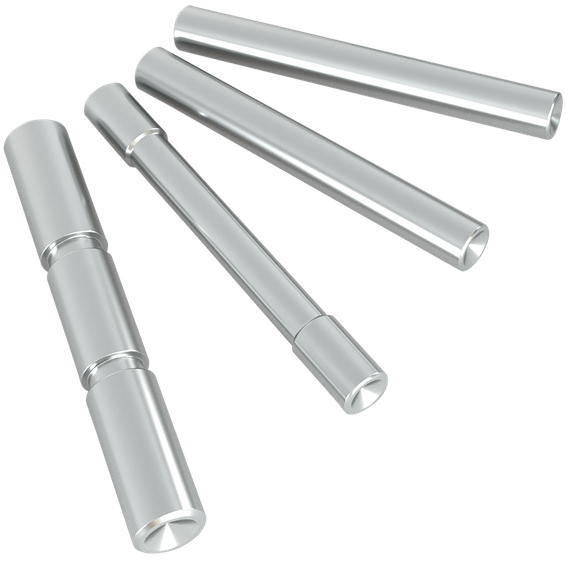 Cross Armory 4 Pin Set, Glock Gen 4 Upgrade Pins, Silver 