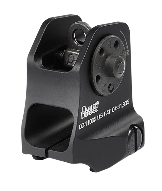 Daniel Defense A1.5 Fixed Rear Sight, Black Hardcoat Anodized 