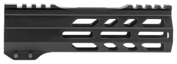 TacFire A.C.E. Series M-Lok Free Float Handguard, 7" Length, Black Hardcoat Anodized Aluminum 