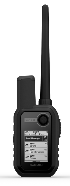 Garmin Alpha 10, Dog Tracking and Training Handheld, Black 