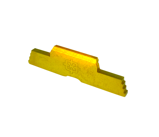 Cross Armory Extended Slide Lock, Glock Gen1-5/P80 Compatible, Gold Finish 