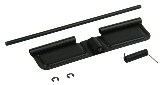 TacFire Dust Cover, AR-15 Ejection Port Kit, Black Steel Finish 