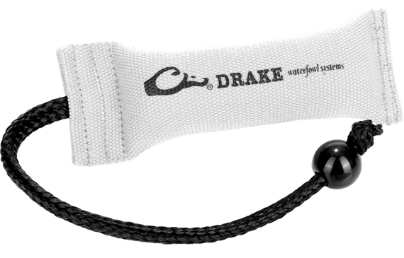 Drake Waterfowl Firehose Bumper, Small 9" Training Bumper, White Polyester 