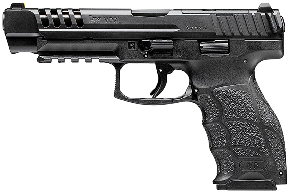 Heckler & Koch VP9L OR, 9MM, 5.00" Barrel, 10+1 Rds, Black - 642230269682 