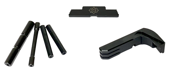 Cross Armory 3 Piece Upgrade Kit for P80 Gen1-3, Black 