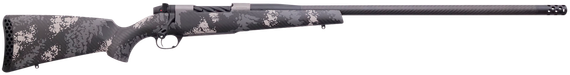 Weatherby Mark V Backcountry 2.0 Ti, 300 WEATHERBY MAGNUM, 26.00" Threaded Barrel, 3 Rds, Black with Gray/White Sponge Accents 