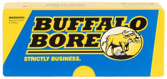 Buffalo Bore 11C20 Heavy Strictly Business, .38-55 Win, 255gr Semi-Jacketed Flat Point, 20 Rds 