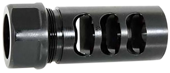 American Precision Arms Gen 2 Little Bastard Self Timing Brake, 5/8"-24 Threads, Black Nitride Stainless Steel 