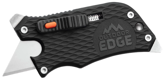 Outdoor Edge SlideWinder, Multi-Tool Utility Knife, Black 