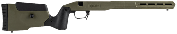 MDT Chassis Field Stock, Fits Howa 1500 SA Right Hand, OD Green/Black 