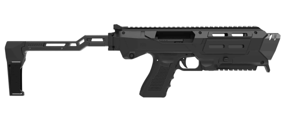 Meta Tactical MX-1, Glock Conversion Kit w/ M-LOK & Picatinny Rail, Black 