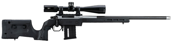 MDT XRS Chassis, Adjustable Cheekrest, M-LOK Forend, Interchangeable Grips, Black 