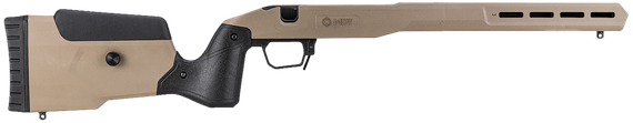 MDT Field Stock, Fits Savage Short Action, 6061 Aluminum Core with Overmolded Polymer Body, Flat Dark Earth 