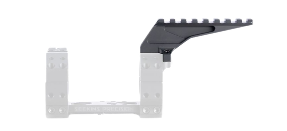 Seekins Precision X-Cap, 45 Degree Red Dot Mount, 7075 Aluminum, Black Anodized 