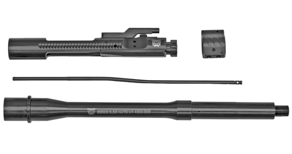 Rosco Bloodline Sauce Pack, 11.5" 5.56 NATO Barrel w/ Gas Block, Gas Tube and BCG, Black 