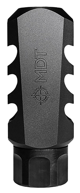 MDT Elite Muzzle Brake, 30 Cal 6.5 Creedmoor/.308 Win, 3-Port, 5/8"-24 Thread, Nitride Finish 