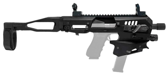 Meta Tactical MCKGEN2 Micro Conversion Kit, Fits Glock Gen2, Black Synthetic Stock 