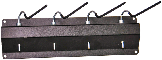 Berry's Gun Safe, Pistol Rack Holds 4 Pistols, Black Finish 