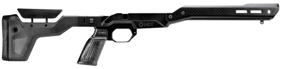MDT HNT-26, Remington 700 SA RH Folding ARCA Chassis, Matte Black Carbon Fiber 