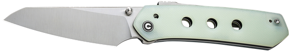 CIVIVI Vision FG, Folding Reverse Tanto, Natural G10 Handle, Satin Nitro-V Steel Blade 