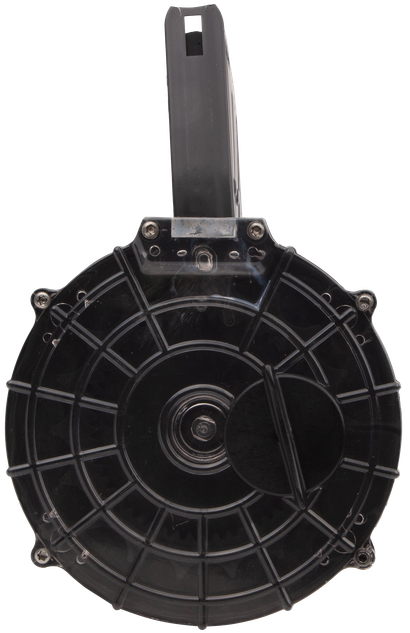 Derya Firearms DY12, Magazine, 21 Rds, Metal/Polymer Drum, Black 