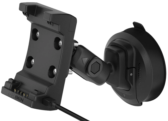 Garmin Suction Cup Mount w/ Speaker, Black 
