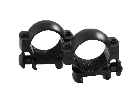 Traditions A791DS Scope Rings, 1" Tube, Medium Height, Weaver/Picatinny, Matte Black Finish 
