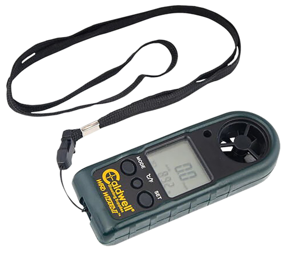 Caldwell Wind Wizard II, Wind Speed Sensor, LCD Display, Green 