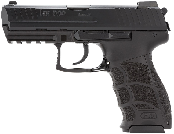 Heckler & Koch P30 V3, 9MM, 3.85" Barrel, 15 Rds, Black - 642230269088 