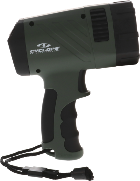 Cyclops Revo X-15, 1500 Lumen Rechargeable Spotlight, Black 