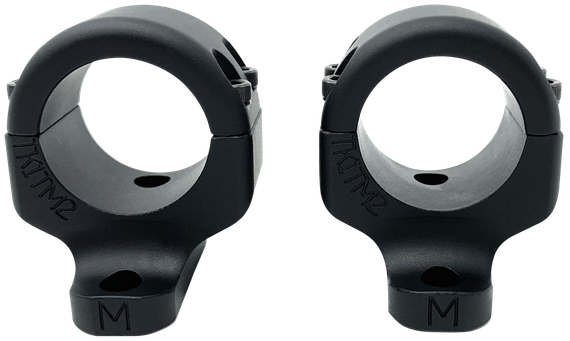 DNZ Game Reaper 2, 1" Medium Scope Mount/Ring Combo for Tikka T3/T3X, Matte Black 