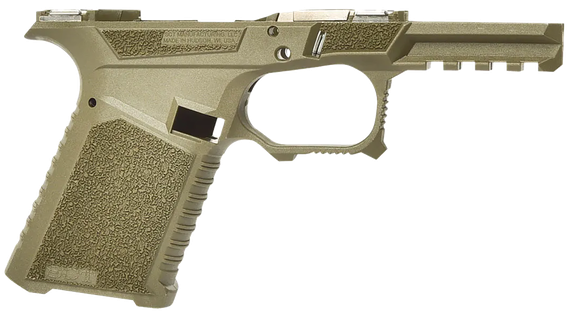 SCT Manufacturing SCT 19, Receiver, Compact Polymer Frame Gen3 19/23/32 Compatible, Aggressive Texture Grip, OD Green 