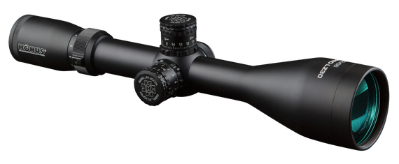 Konus KonusPro LZ-30 3-12x56 Rifle Scope, Dual Illuminated 30/30 Reticle, Matte Black 