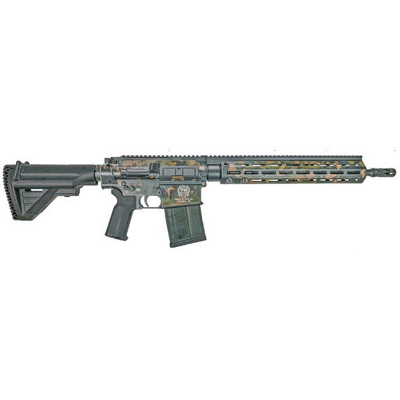 Heckler & Koch MR762A1, 7.62 NATO, 16.5" Barrel, 20 Rds, Flecktarn Camo - 642230268524 