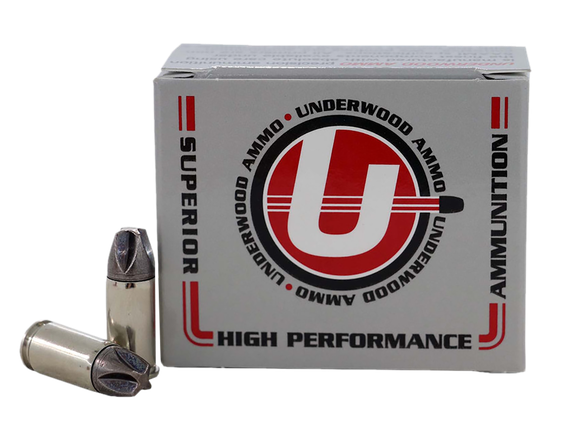 Underwood Ammo Xtreme Defense Platinum, 9mm Luger +P, 68gr Solid Monolithic, 20 Rds 