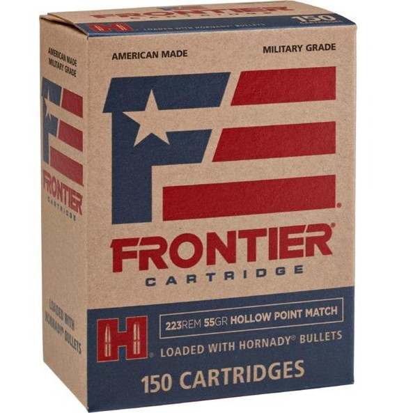 Hornady Frontier .223 Rem 55gr HP-Match, 150 Rds 