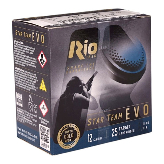 RIO Ammunition STAR TEAM EVO 24 12GA 2.75" #9 Shot, 24G, 25 Rds 