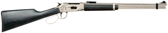GForce Arms GFLVR20SS Huckleberry Saddlehorn, 410 GA, 20.00" Barrel, 7+1 Rds, Fiber Optic Sights, Stainless/Black Synthetic 