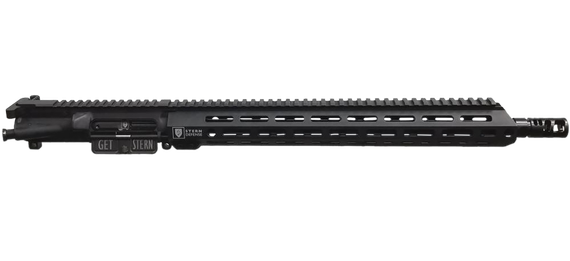 Stern Defense MOD4 Upper 9mm, Receiver, Complete Upper w/ 15" M-LOK Handguard and Glock-Cut Bolt, Black Melonite 