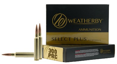 Weatherby Select Plus 300 PRC 205gr Berger Elite Hunter Rifle Ammunition, 20 Rounds 