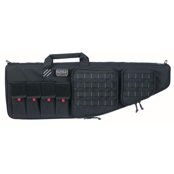 G Outdoors GPS-T32ARB, Tactical AR Case with External Handgun Case, Black 