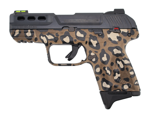 Ruger Security-380, Lite Rack System, .380 ACP, 3.42" Barrel, 10 Rds, Leopard Print 