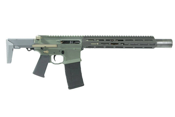 Q Honey Badger SD, 300 BLK, .300 Blackout, 7.00" Barrel, 30 Rds, Jungle Green 