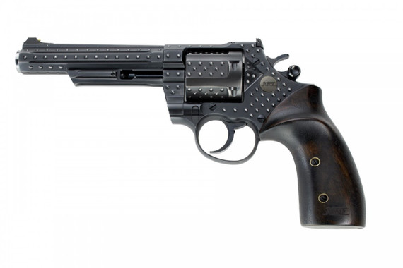 Korth Dreadnought, Riveted Exterior Pattern, .357 Magnum, 5.25" Barrel, 6 Rds, Smoked Nitride 