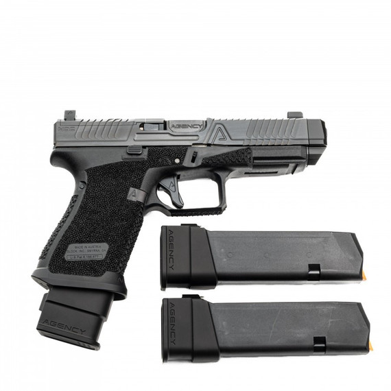 Agency Arms NOC 2.0 Glock 19 Gen 5, Compensated Barrel, 9MM, 15 Rds, Black 