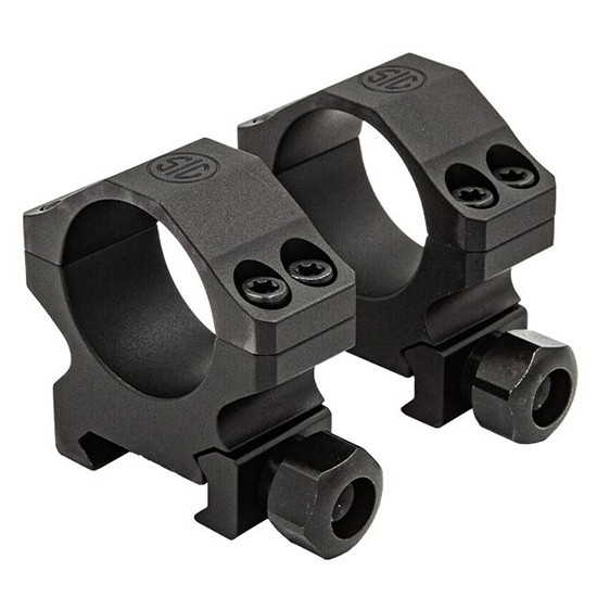 SIG Sauer ALPHA1 35MM RINGS HIGH, Aluminum Weaver-style, Matte Black 