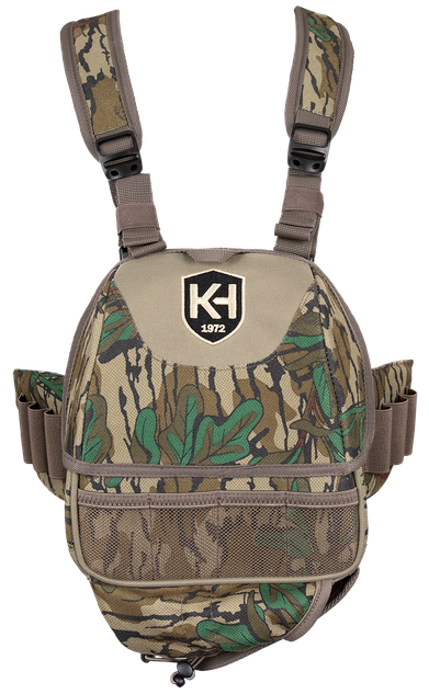 Moultrie Run N Gun 100, Turkey Chest Rig, Mossy Oak Greenleaf 